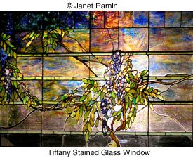  Ebros Louis Comfort Tiffany Laurelton Hall's Transom Windows  Wisteria Blossoms Stained Glass Art Panel Wall Hanging Decor Or Desktop  Plaque 14.25 Wide Art Nouveau Accent : Arts, Crafts & Sewing